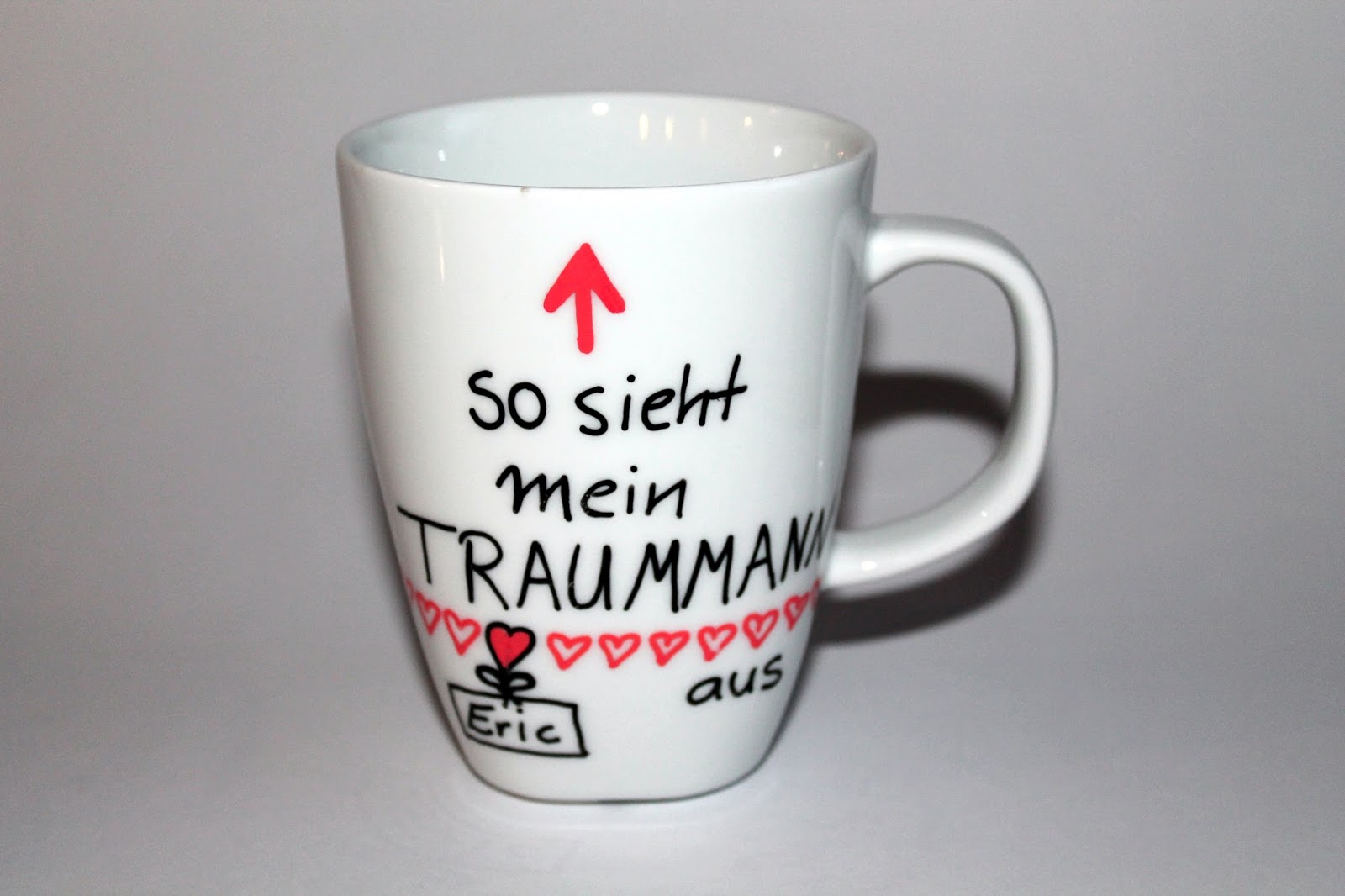 DIY Tassen mein Lieblingsmensch & mein Traummann selber bemalen