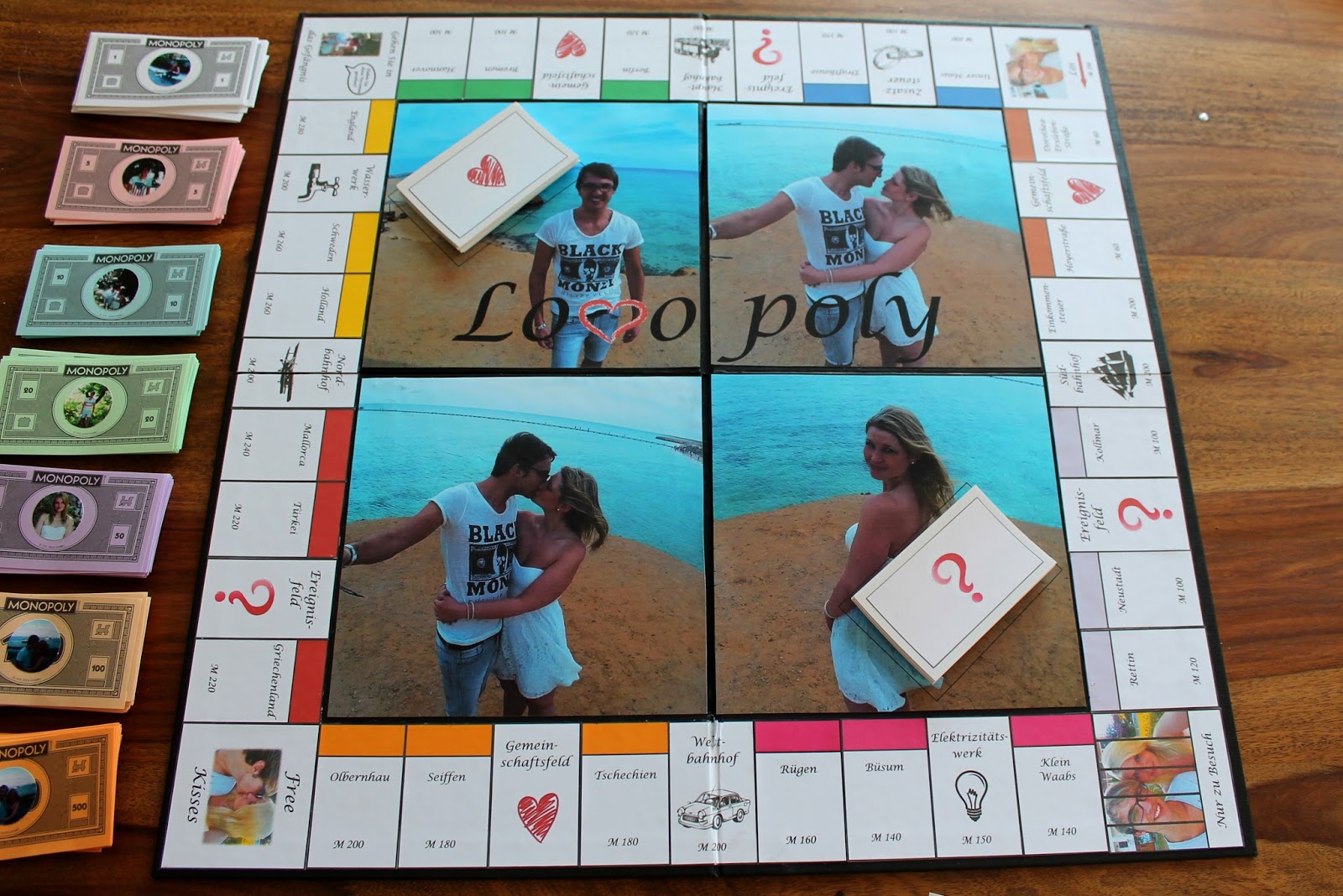 DIY Monopoly (Lovopoly) einfach selber machen