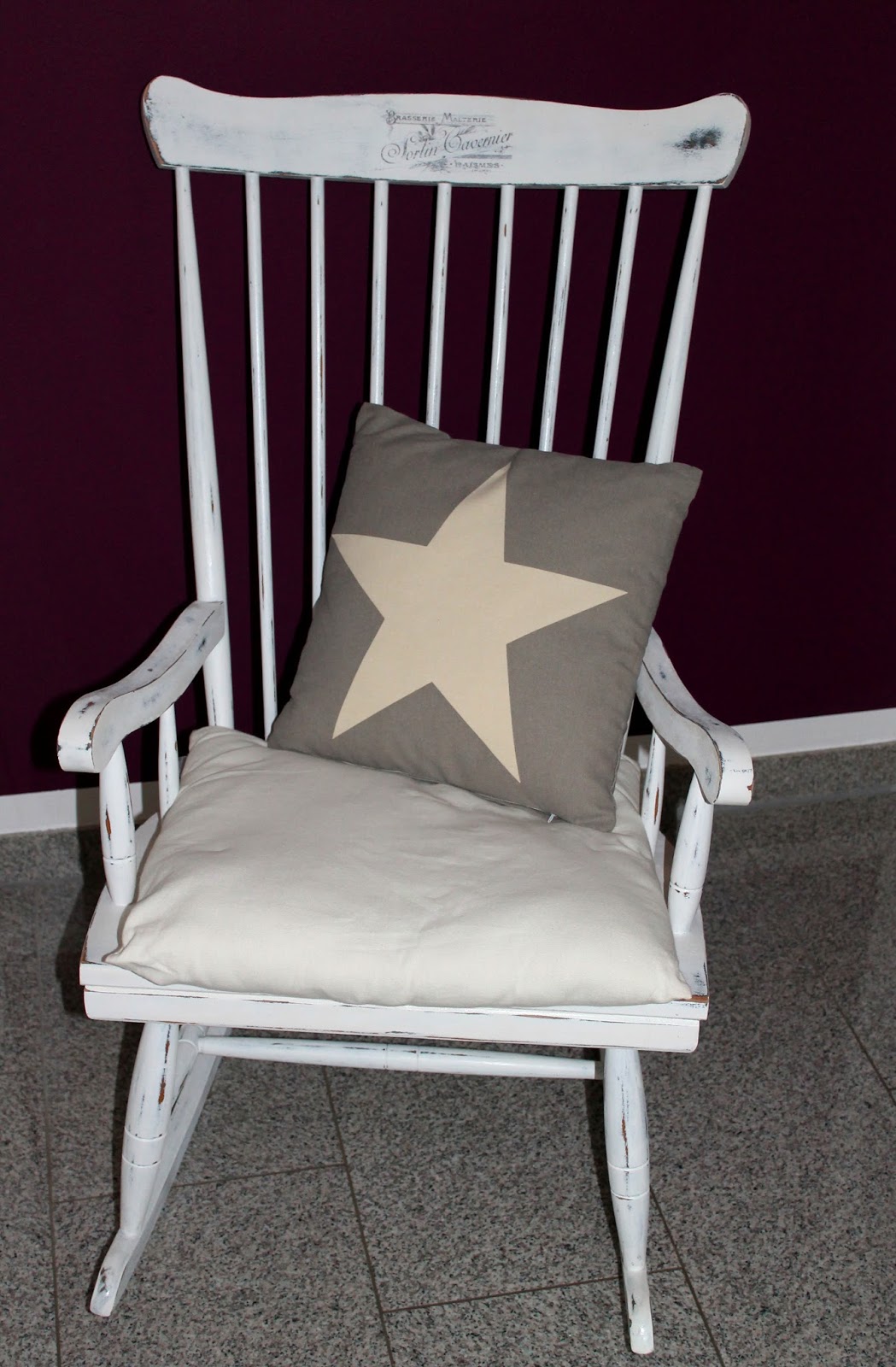 DIY Shabby Chic Schaukelstuhl einfach selber machen