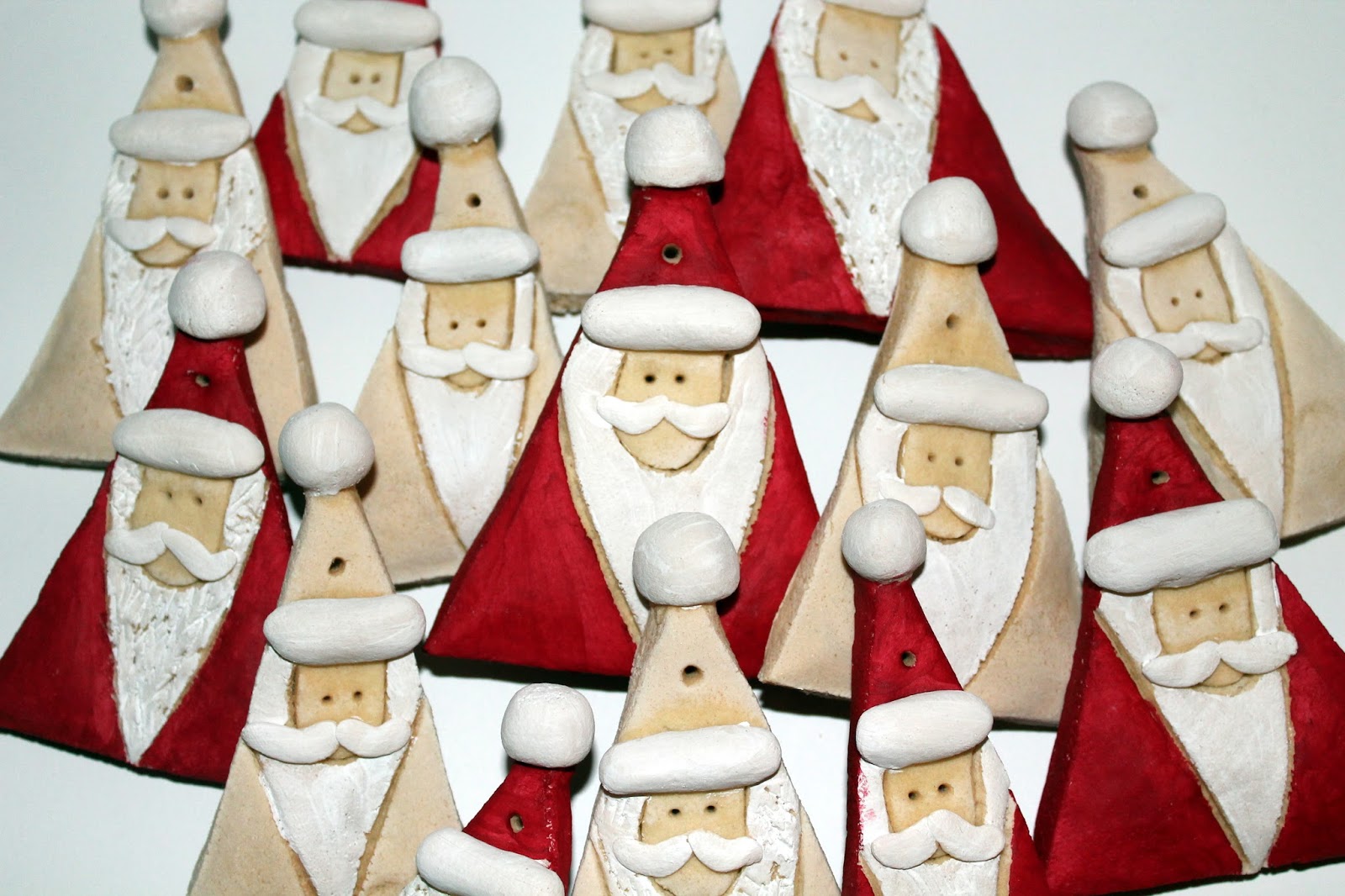 DIY Salzteig Weihnachtsmänner einfach selber machen