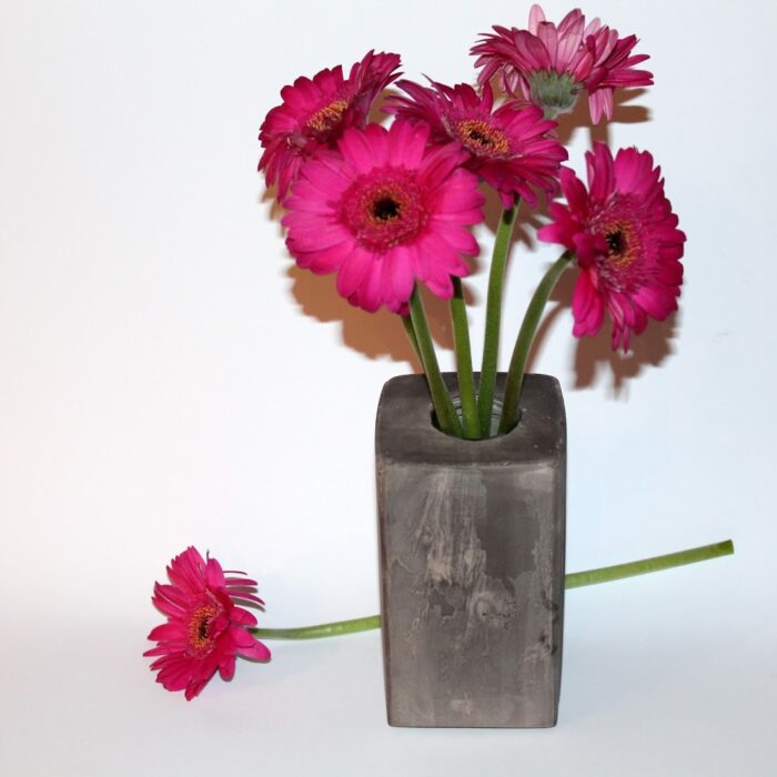 DIY Gips / Betonvase einfach selber machen - wunderschöne Deko