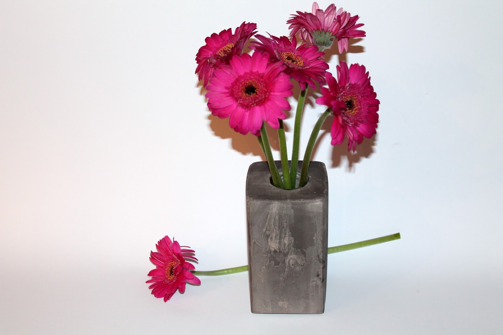 DIY Gips / Betonvase einfach selber machen - wunderschöne Deko