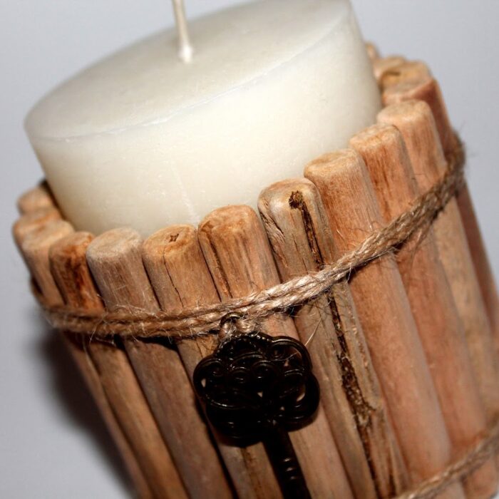 DIY Treibholzkerze einfach selber machen - wunderschöne Dekoration