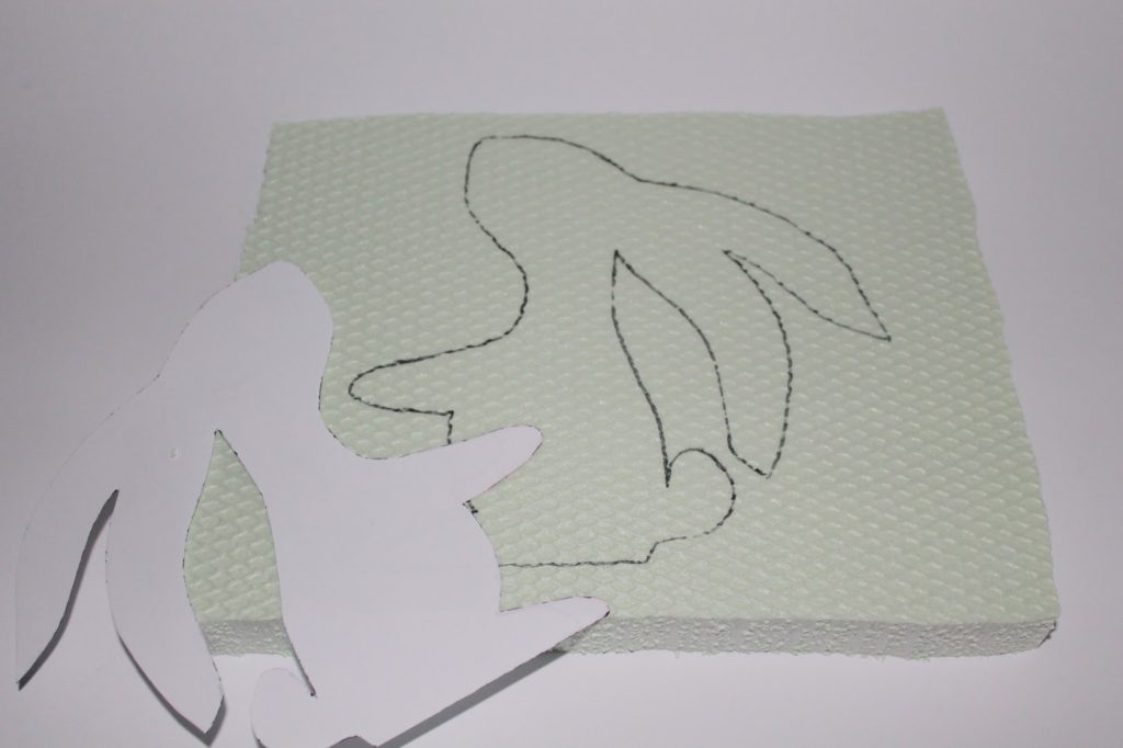 Gips / Beton Hasenvase DIY, Basteln: Gips / Beton Hasenvase als Osterdekoration - DIYCarinchen