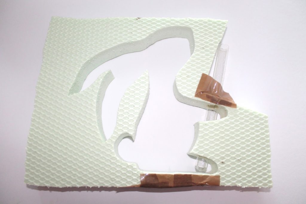 Hasenvase DIY, Basteln: Gips / Beton Hasenvase als Osterdekoration - DIYCarinchen