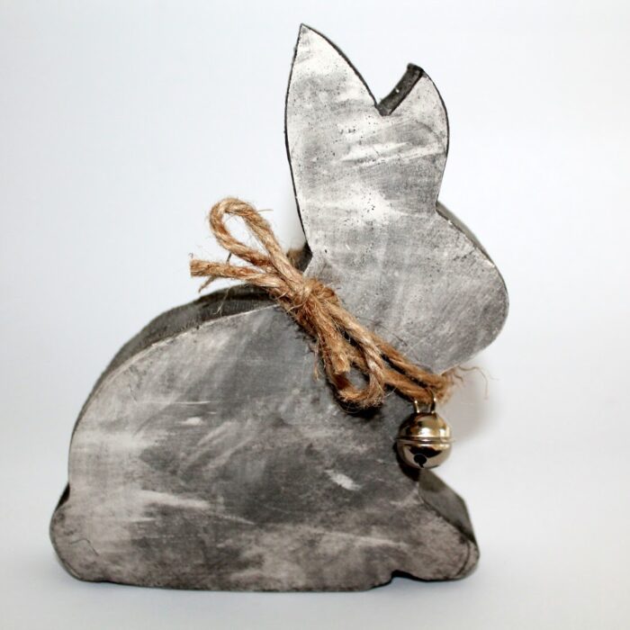DIY Beton / Gips Hase Osterdekoration