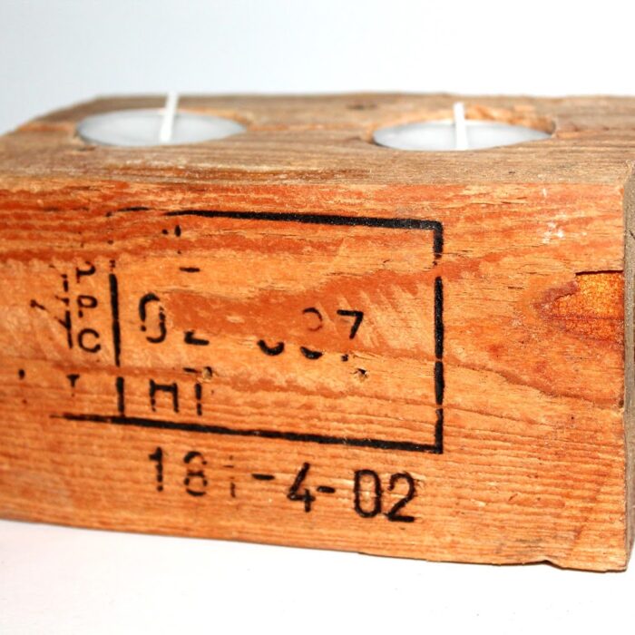 DIY Palettenteelicht aus einer Europalette einfach selber machen