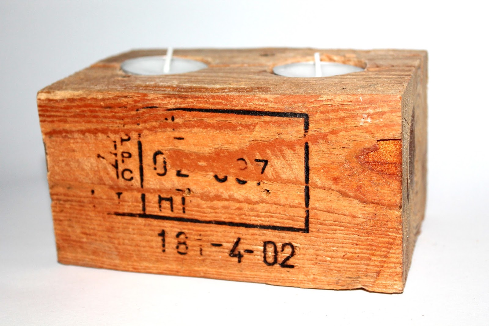 DIY Palettenteelicht aus einer Europalette einfach selber machen