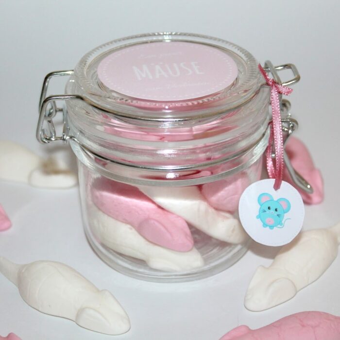 Geldgeschenke ganz leich selber machen? Kein Problem mit diesem DIY - Geschenke aus dem Glas Mäuse {mit gratis Printable}