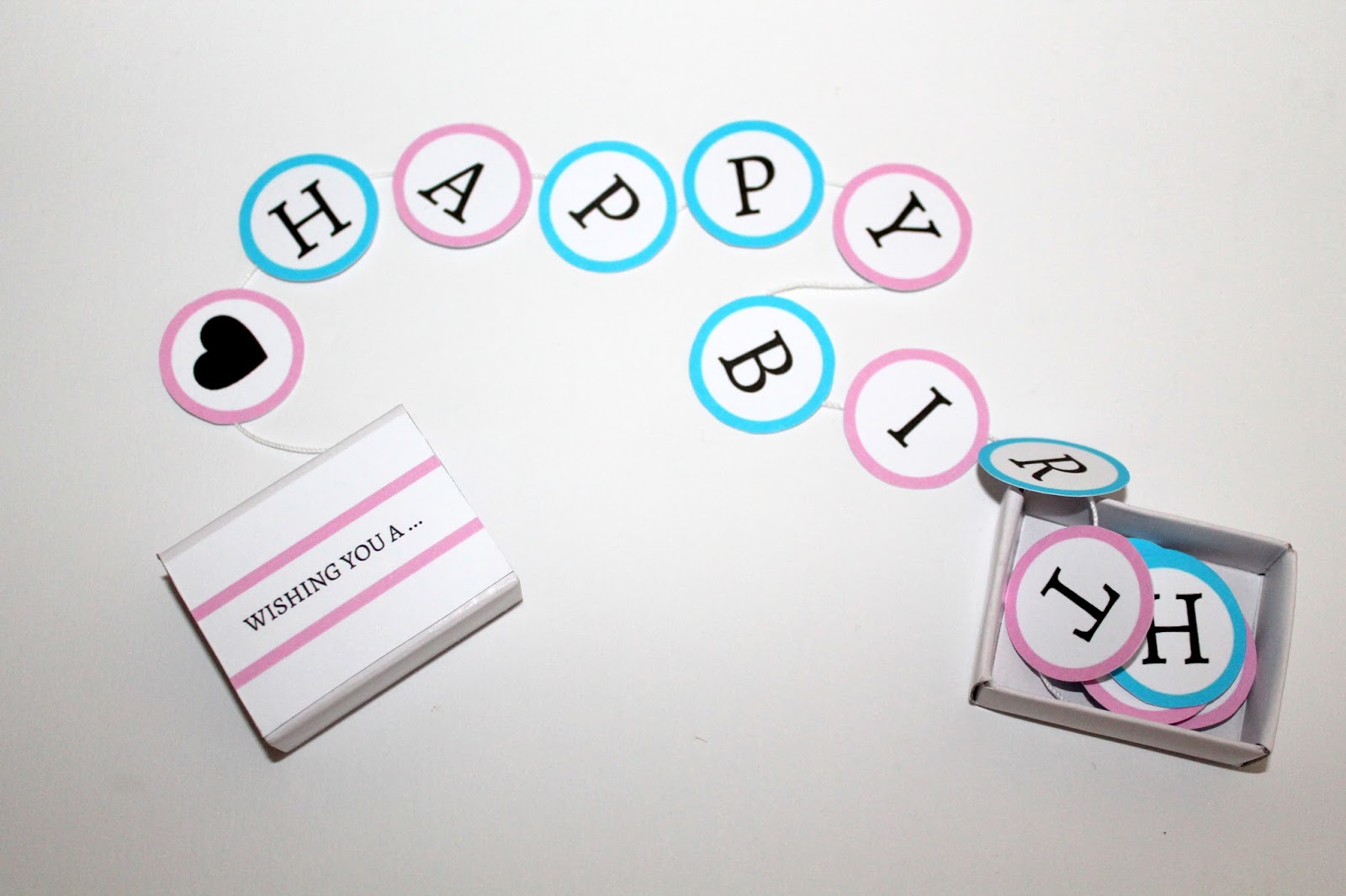 ♡ DIY süßes Geburtstagsgeschenk in einer Streichholzschachtel selber machen! HAPPY BIRTHDAY {mit gratis Printable} ♡