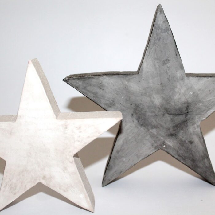 ☆ Coole Weihnachtsdekoration: DIY Gips / Beton Sterne selbst gießen ☆