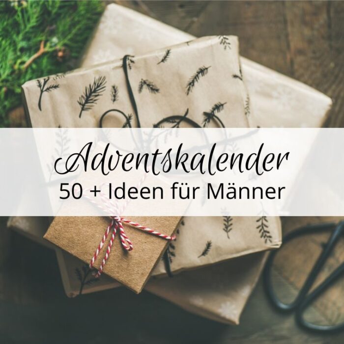 Adventskalender befüllen für Mann / Freund / Partner