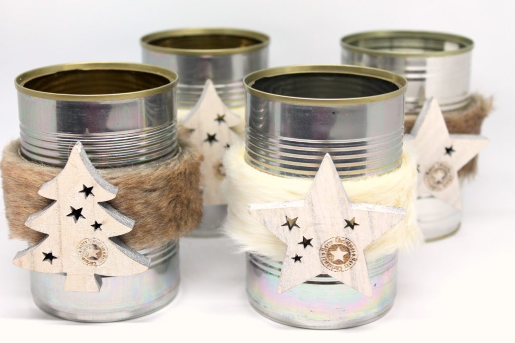 DIY, Basteln: Recycling Adventskranz aus Konservendosen, Dekoration, Weihnachtsdekoration und Geschenkideen - DIYCarinchen DIY, Basteln: Recycling Adventskranz aus Konservendosen, Dekoration, Weihnachtsdekoration und Geschenkideen - DIYCarinchen