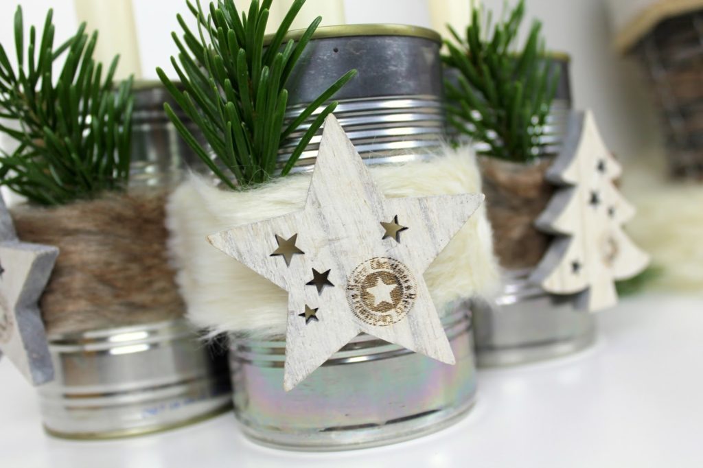 DIY, Basteln: Recycling Adventskranz aus Konservendosen, Dekoration, Weihnachtsdekoration und Geschenkideen - DIYCarinchen DIY, Basteln: Recycling Adventskranz aus Konservendosen, Dekoration, Weihnachtsdekoration und Geschenkideen - DIYCarinchen