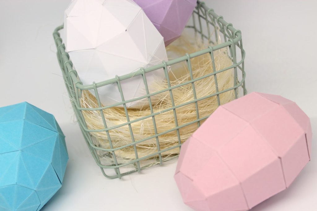 DIY Origami Ostereier aus Papier ganz einfach selber machen - süße Osterdekoration DIY Origami Ostereier aus Papier ganz einfach selber machen - süße Osterdekoration