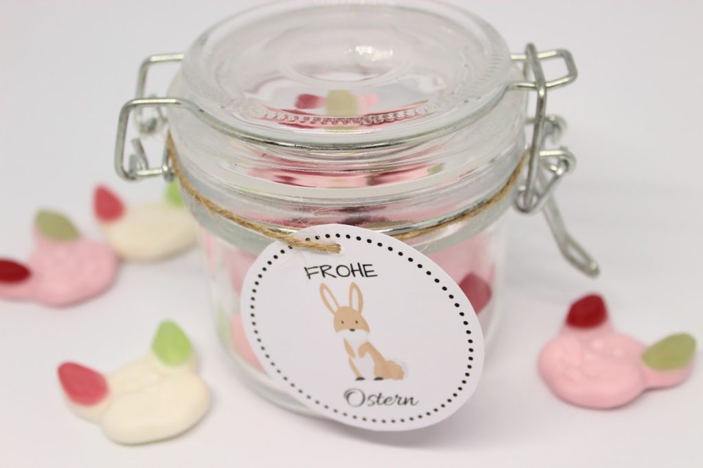 DIY Ostergeschenk im Glas + kostenlose Vorlage DIY Ostergeschenk im Glas + kostenlose Vorlage