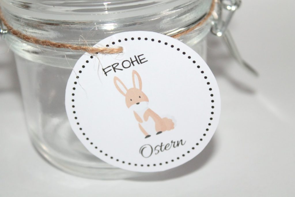 DIY Ostergeschenk im Glas + kostenlose Vorlage DIY Ostergeschenk im Glas + kostenlose Vorlage