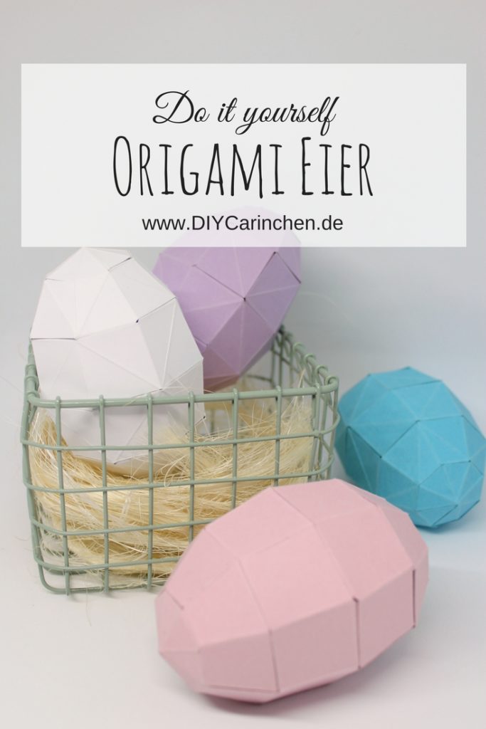 DIY Origami Ostereier aus Papier ganz einfach selber machen - süße Osterdekoration DIY Origami Ostereier aus Papier ganz einfach selber machen - süße Osterdekoration