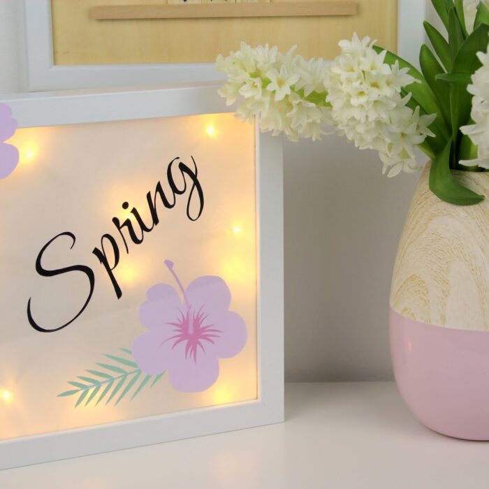 DIY Lightbox / Lichterbox ganz einfach selbermachen - immer eine tolle Dekoration