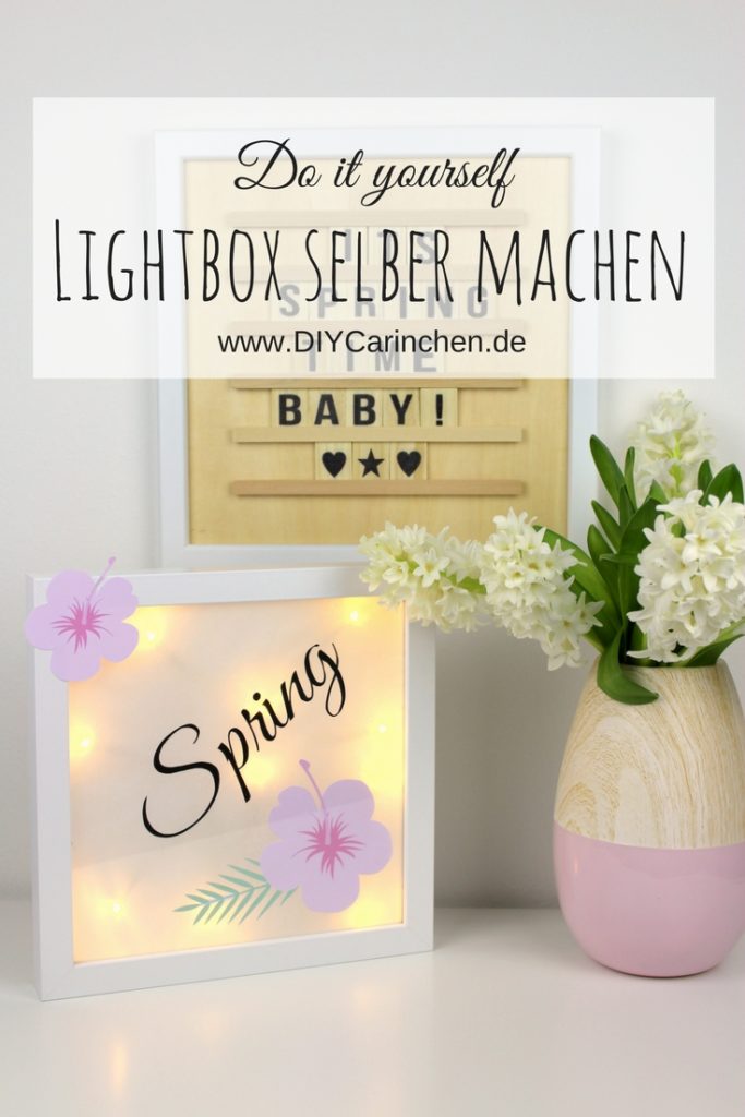 DIY Lightbox / Lichterbox ganz einfach selbermachen - immer eine tolle Dekoration DIY Lightbox / Lichterbox ganz einfach selbermachen - immer eine tolle Dekoration