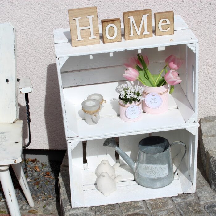 DIY: Mit Obstkisten den Garten dekorieren? Wie wäre es mir dieser tollen Idee?