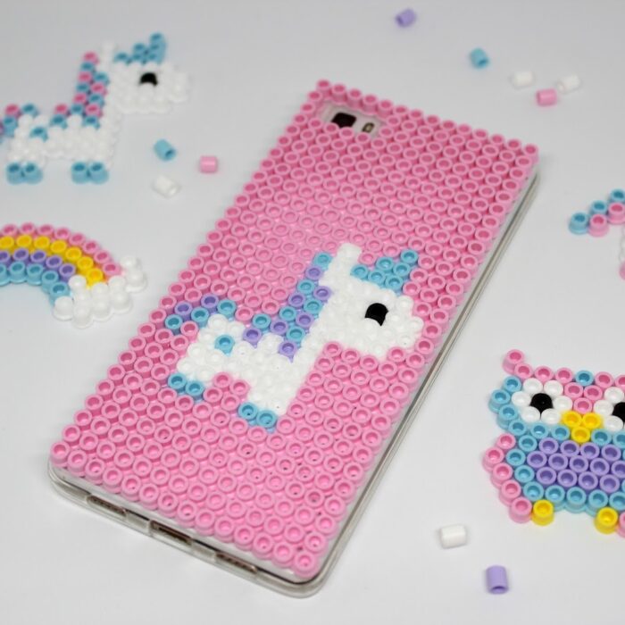 DIY Handyhülle Einhorn aus Hama Bügelperlen ganz einfach selber machen – das Must Have im Sommer