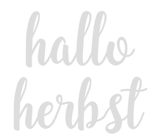 DIY Hallo Herbst: Lettering mit einem Draht ganz einfach selber machen - super Herbstdeko