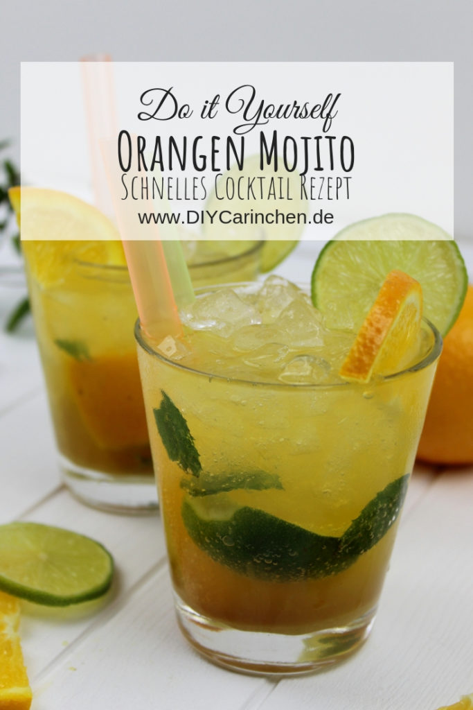 Rezept: Super leckerer Orangen Mojito Cocktail - ganz einfach selber machen mit Sinalco Orange Rezept: Super leckerer Orangen Mojito Cocktail - ganz einfach selber machen mit Sinalco Orange