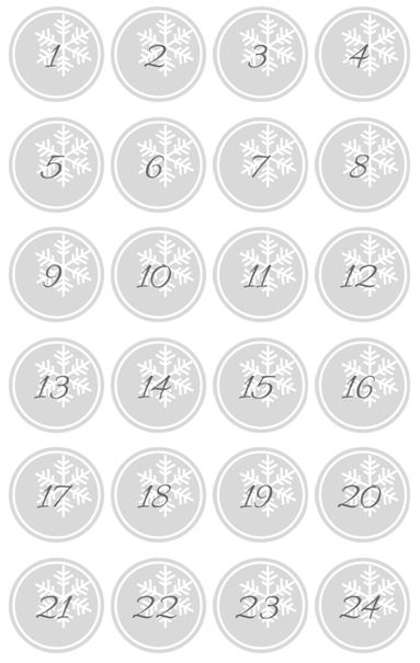 DIY kostenlose Adventskalender Zahlen als PDF zum Ausdrucken - mein Weihnachtsgeschenk für euch