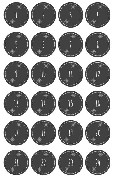 DIY kostenlose Adventskalender Zahlen als PDF zum Ausdrucken - mein Weihnachtsgeschenk für euch