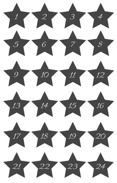 DIY kostenlose Adventskalender Zahlen als PDF zum Ausdrucken - mein Weihnachtsgeschenk für euch