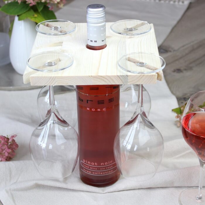 DIY: Weinbutler aus Holz ganz einfach selber machen – als Geschenkidee zu Weihnachten mit Bree Wein