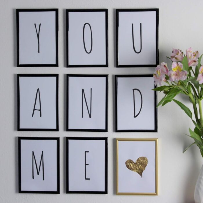 Wanddeko Bilder Liebe