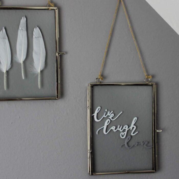 Bilderrahmen, Wand, Feder