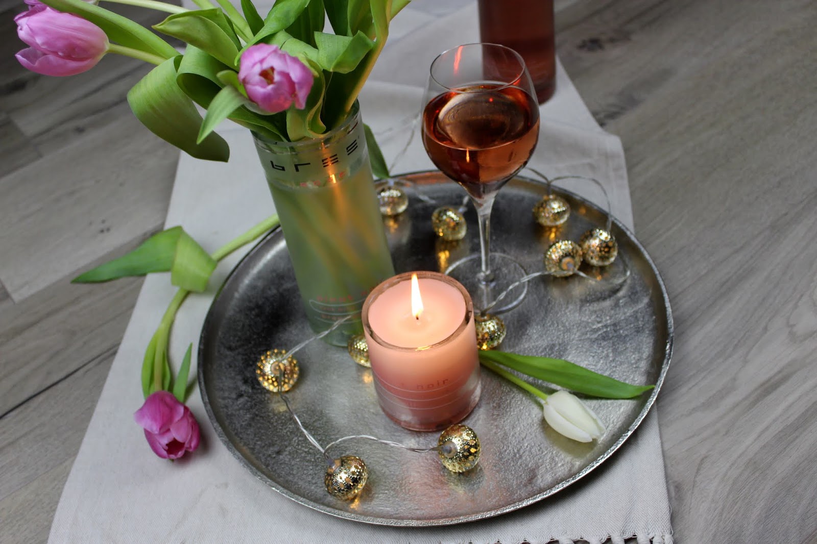 Glasflaschen schneiden, Deko, Kerze