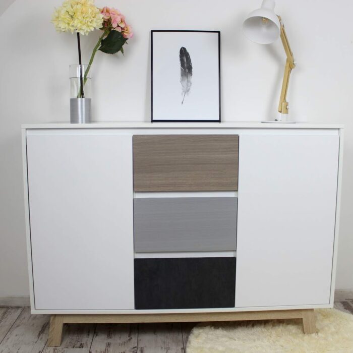 Schrank, Möbelfolie, kleben