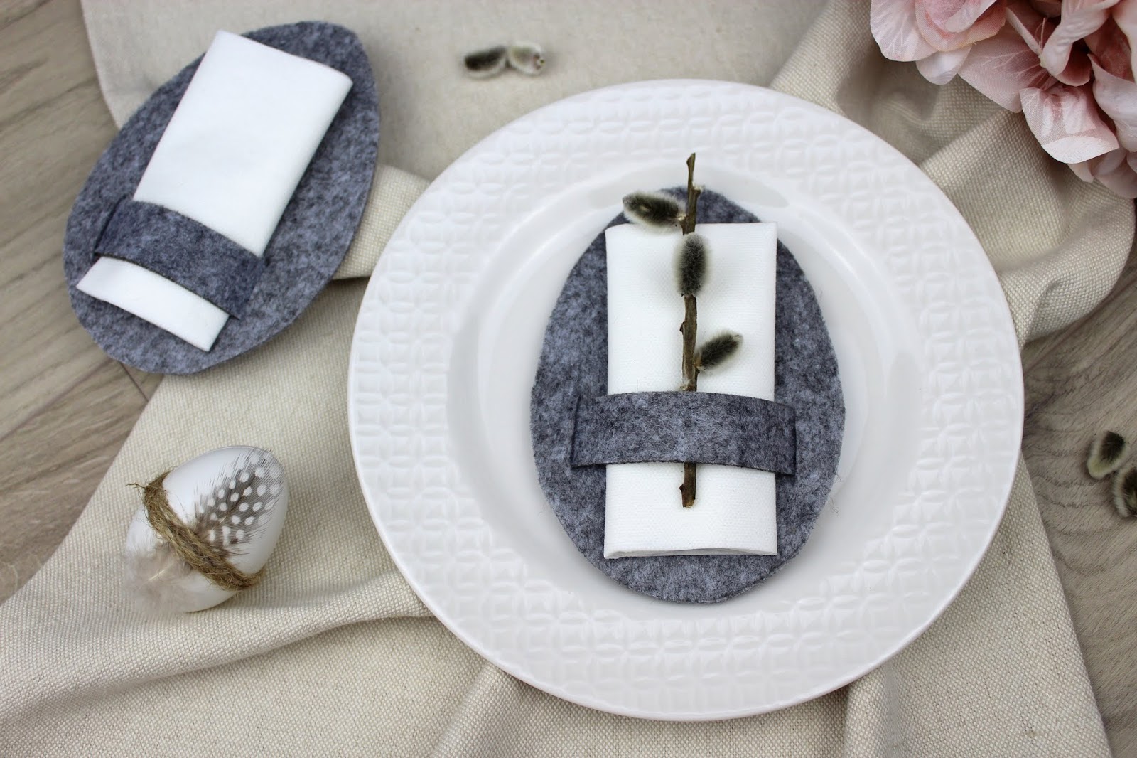 Serviettenringe Osten Filz
