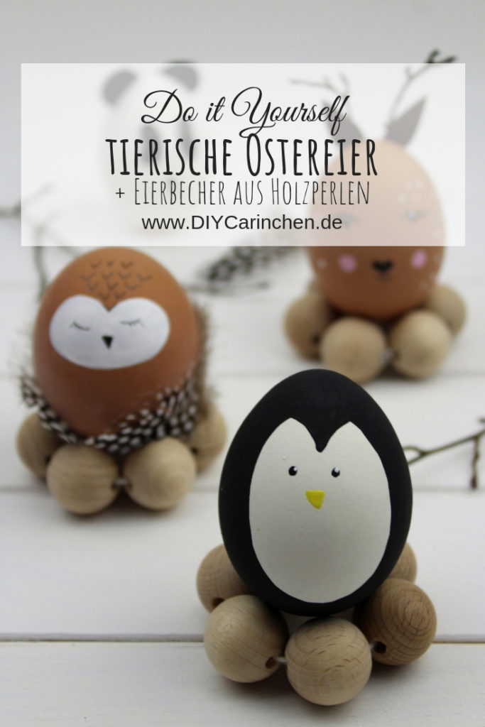DIY: Tierische Ostereier mit Eierbechern aus Holzperlen ganz einfach selber machen - mit dem COSY Magazin DIY: Tierische Ostereier mit Eierbechern aus Holzperlen ganz einfach selber machen - mit dem COSY Magazin