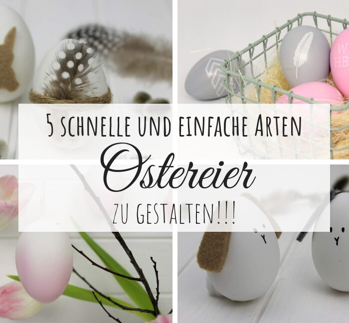 Ostereier bemalen, färben oder doch bekleben? Hier findest du die 5 coolsten Arten, Ostereier zu gestalten!!!