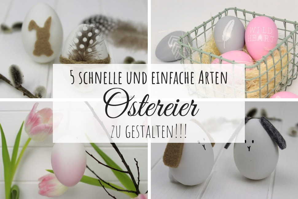 Ostereier basteln