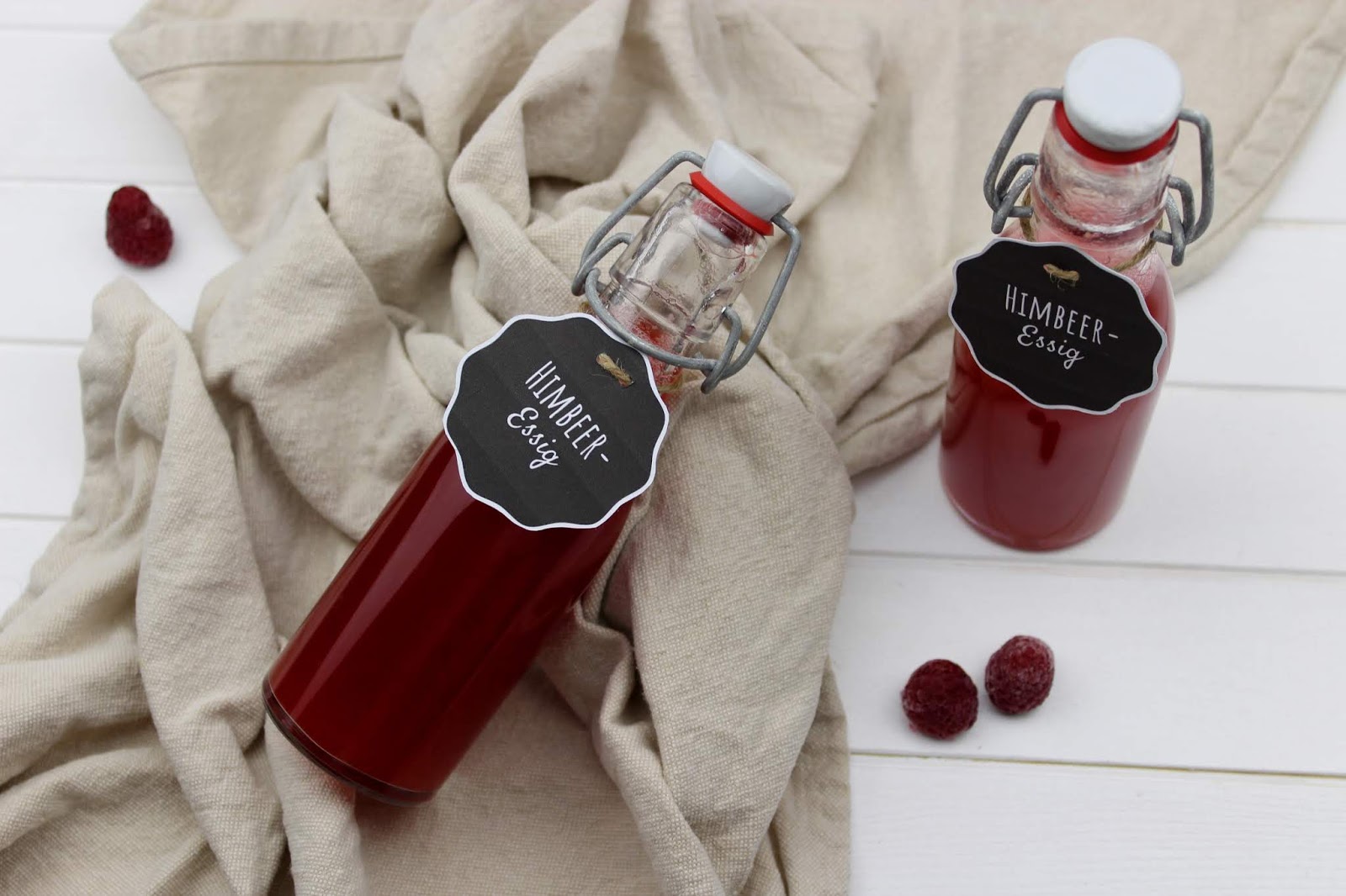 Himbeeren, Himbeeressig, Essig