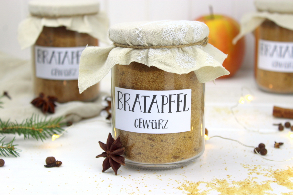 Rezept - Bratapfelgewürz selber machen - perfektes Weihnachtsgeschenk