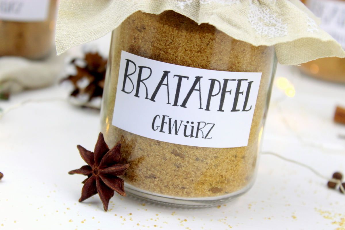 Rezept - Bratapfelgewürz selber machen - perfektes Weihnachtsgeschenk