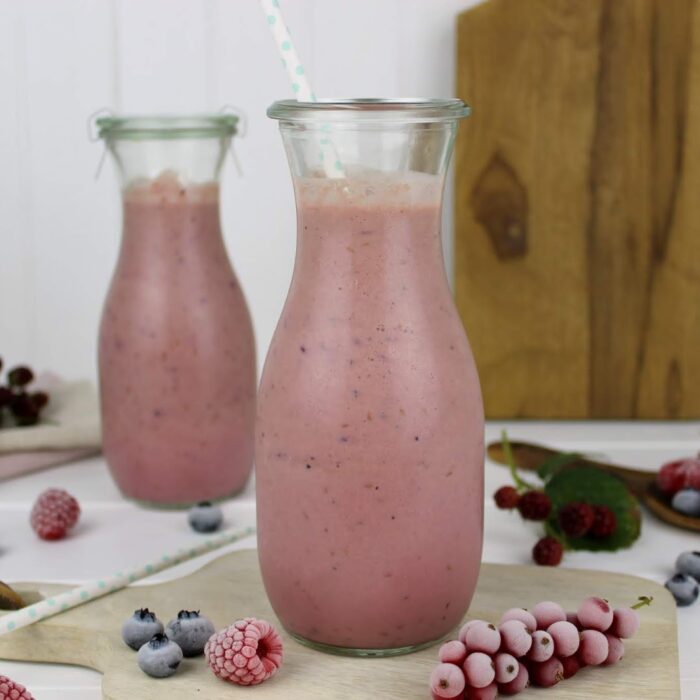 Beeren, Smothie, Getränk, Flasche