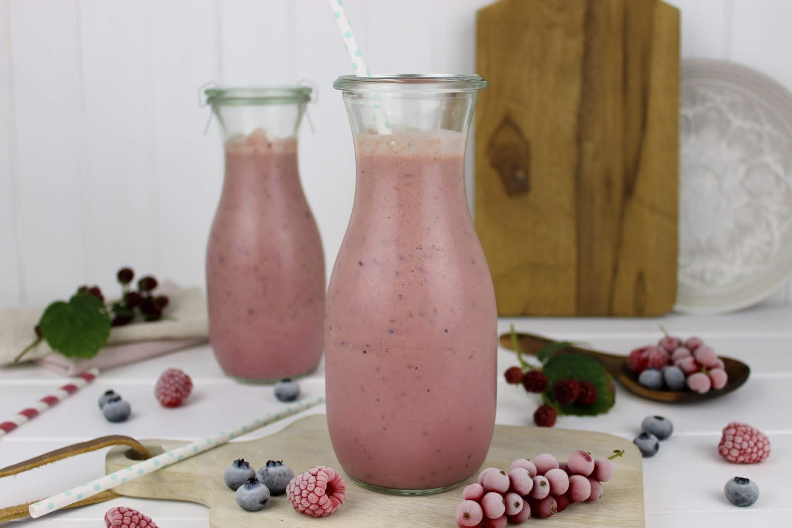 Beeren, Smothie, Getränk, Flasche