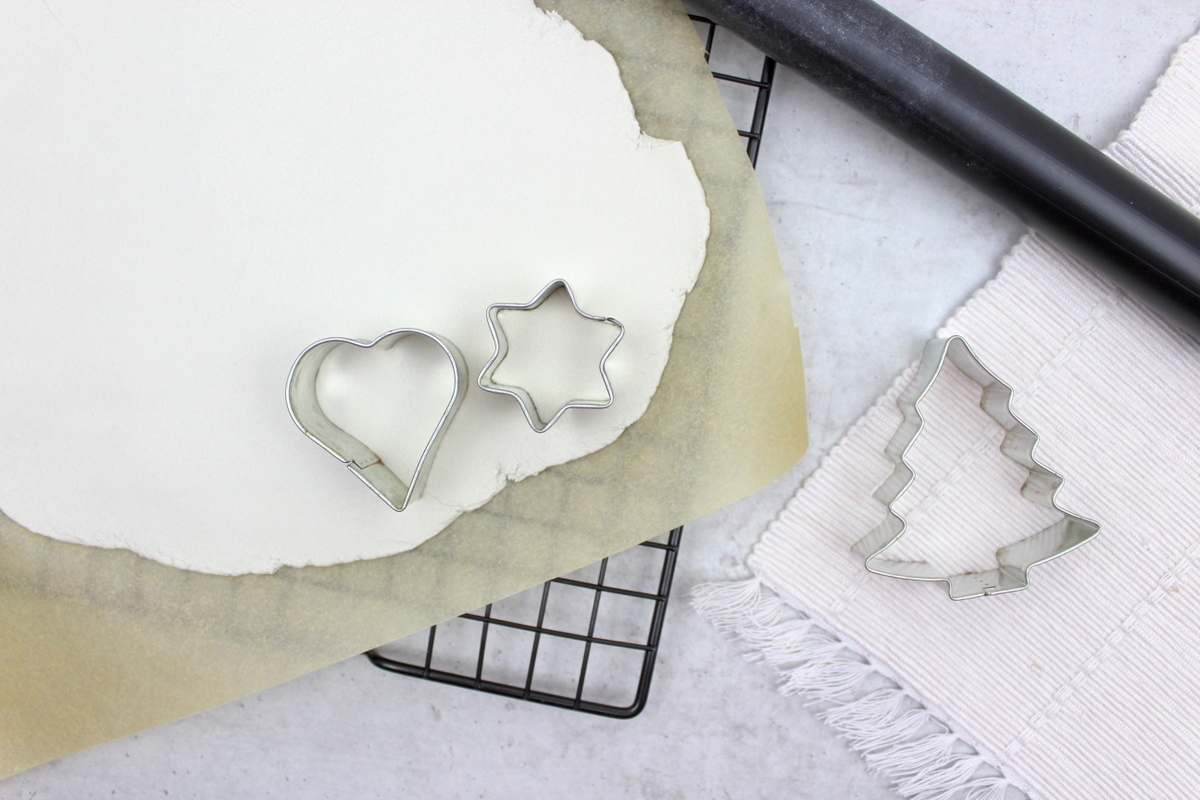 DIY - Christbaumanhänger aus Modelliermasse ganz einfach selber machen