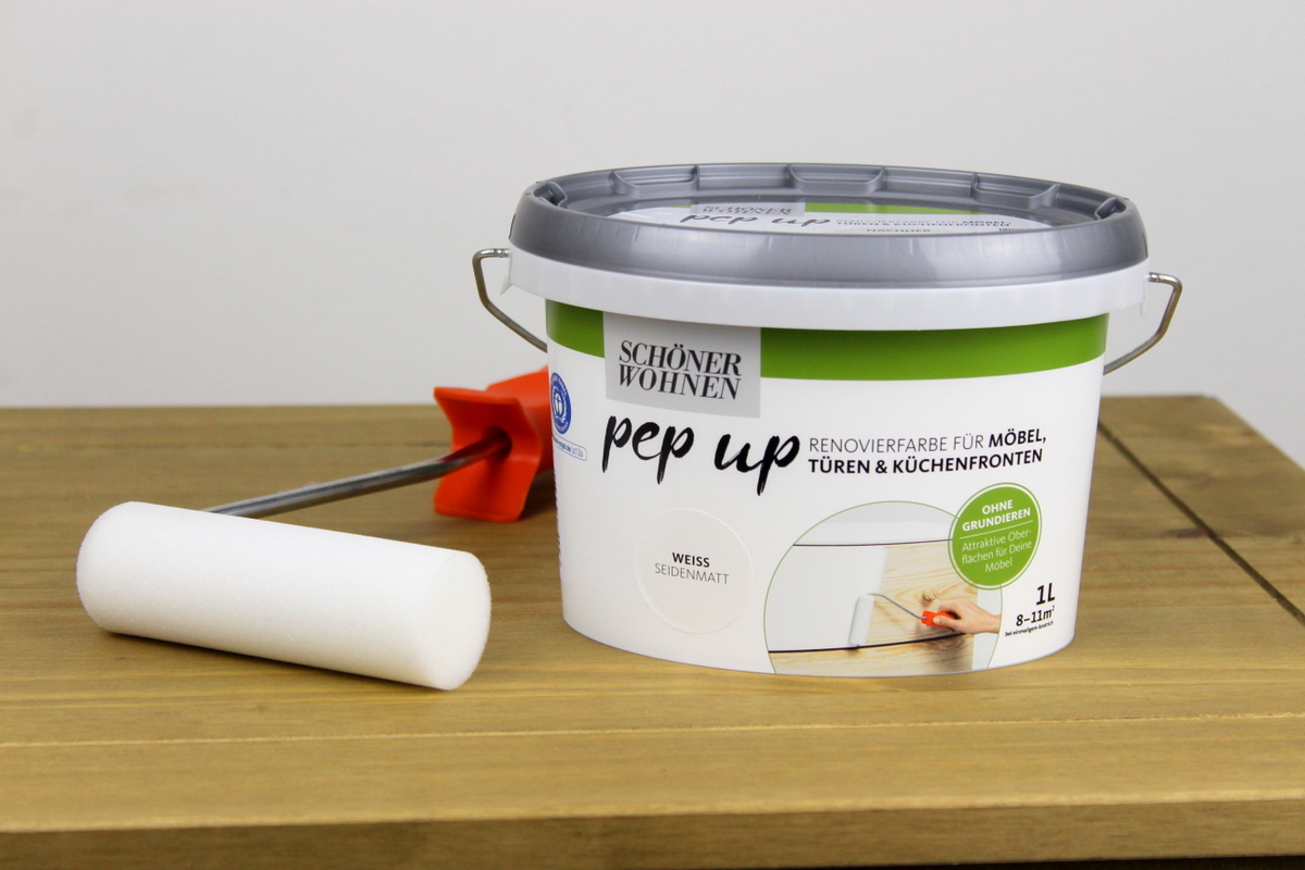 Upcycling Kommode, weiß gestrichen