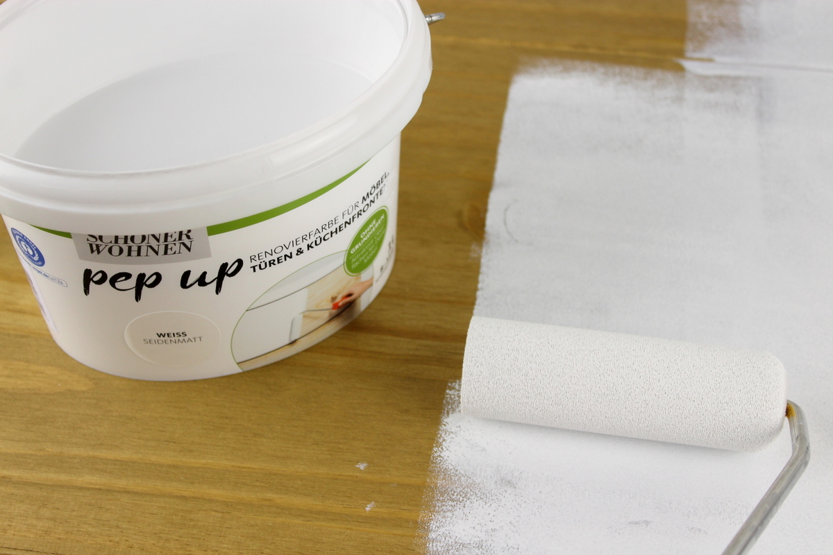 Upcycling Kommode, weiß gestrichen