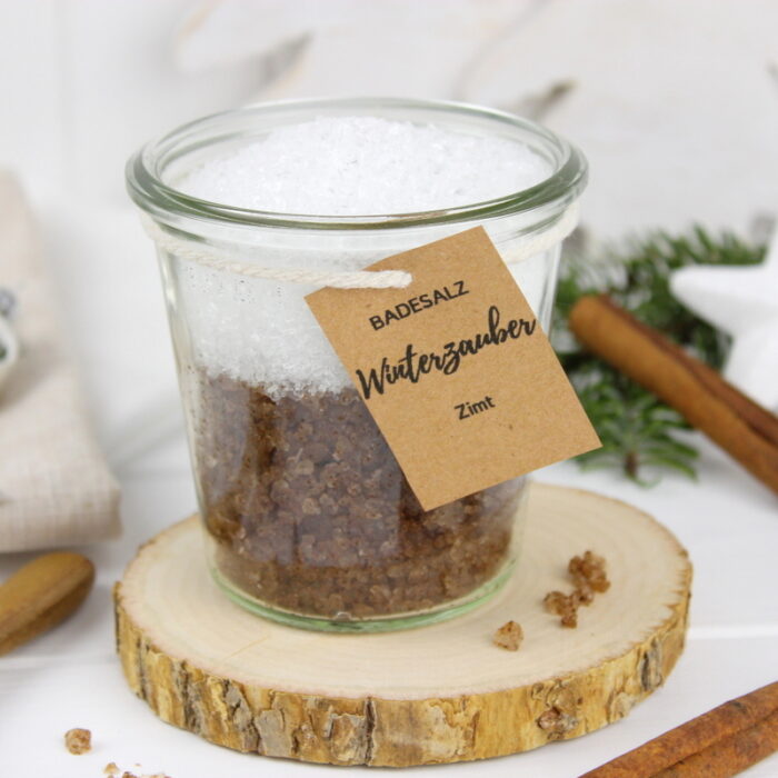 DIY – Zimt Badesalz einfach selber machen – Geschenkidee zu Weihnachten