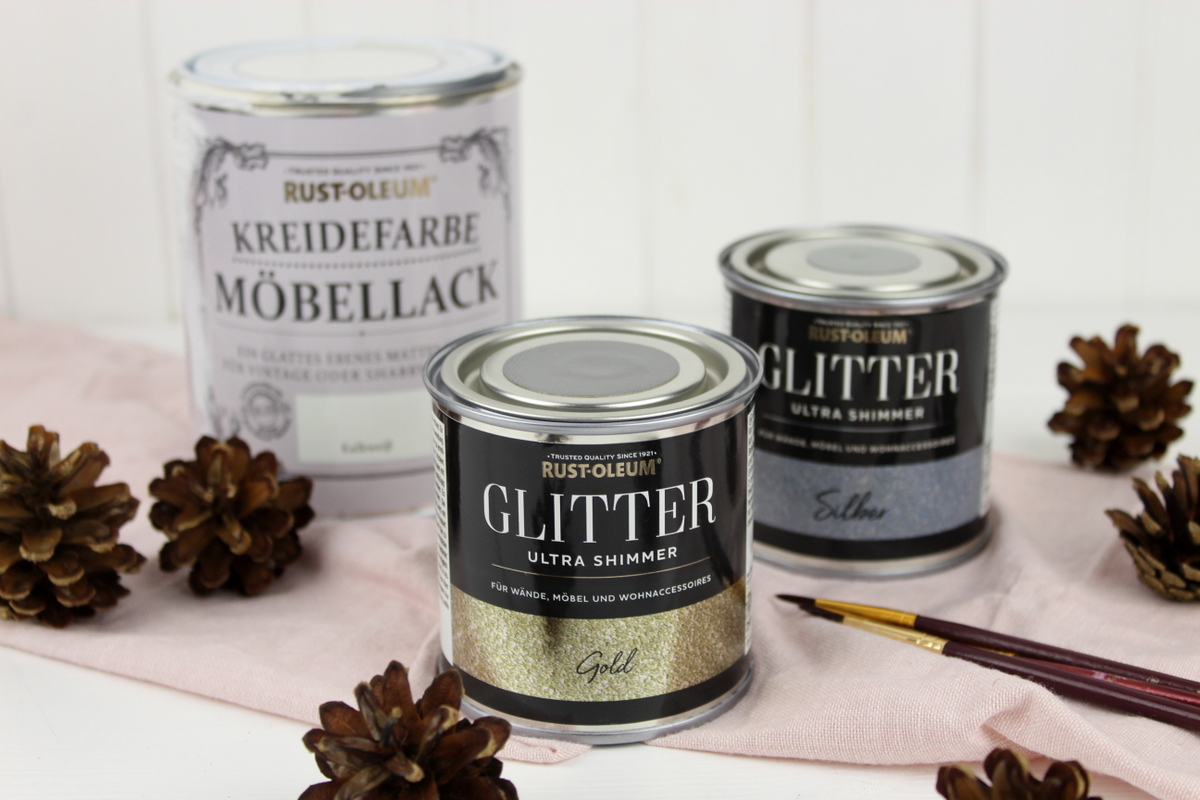 Kommode mit Kreidefarbe gestrichen und weihnachtliche DIYs